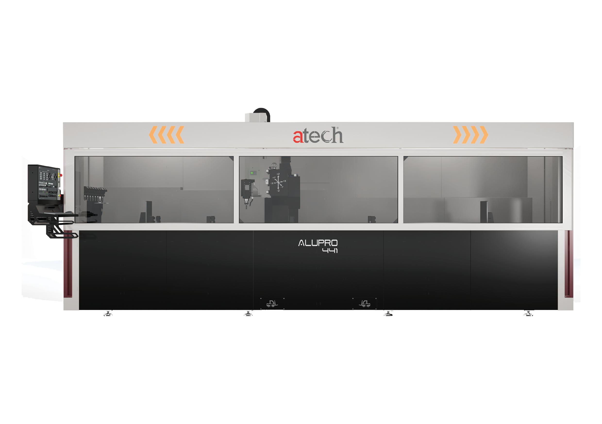 ALUPRO-441 4 eksenli CNC alüminyum işleme merkezi — ATech